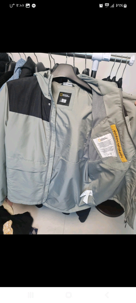 2024내셔널지오그래픽 바람막이 XL 이미지