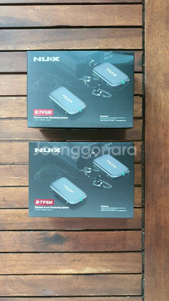 NUX B-7PSM 무선 이어폰 모니터링 시스템 2세트--7