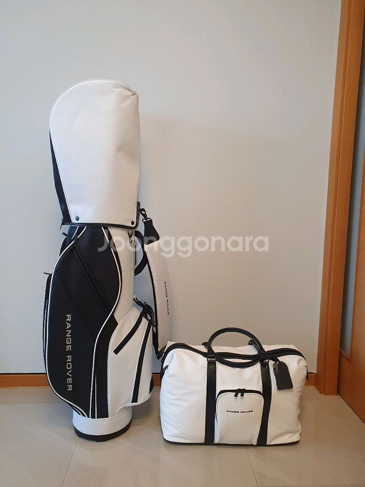 레인지로버 골프백 세트 새상품 판매 / 캐디백 보스턴백--2