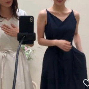 시에 이클립스 원피스 (네이비/크림) s