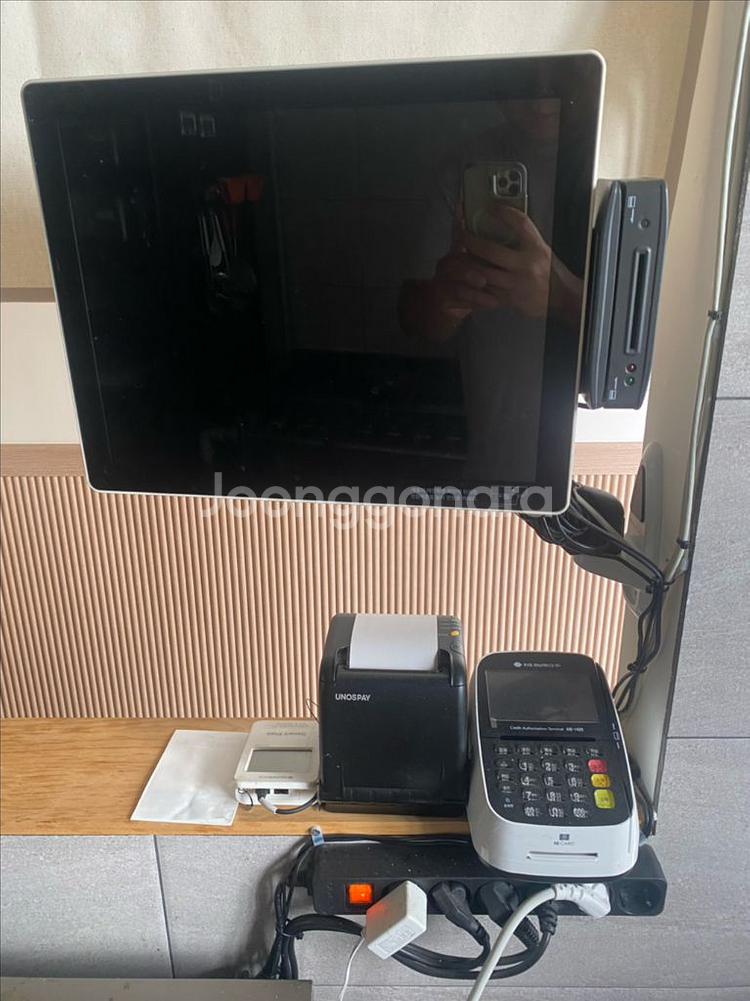 우노스 키오스크 포스 금전통 세트 판매합니다--0