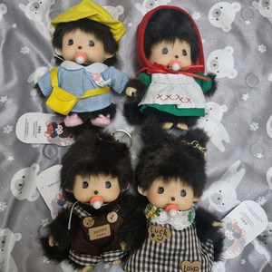 몬치치 베베치치 인형 어린이 몬치치 키링 가방고리