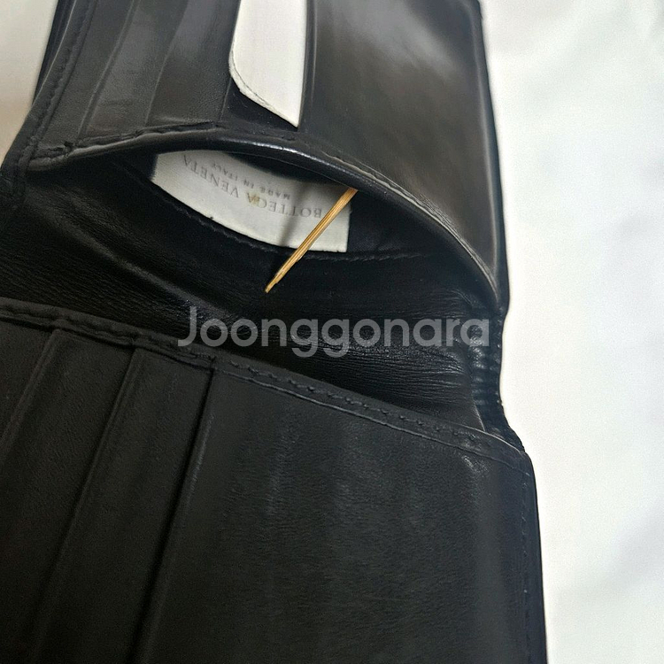 보테가베네타 반지갑 정품 단품 생활사용감 조금 택배비--7