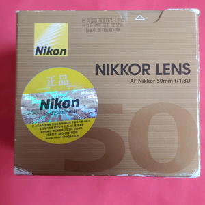 (미사용)니콘 AF Nikkor 50mm F/1.8D