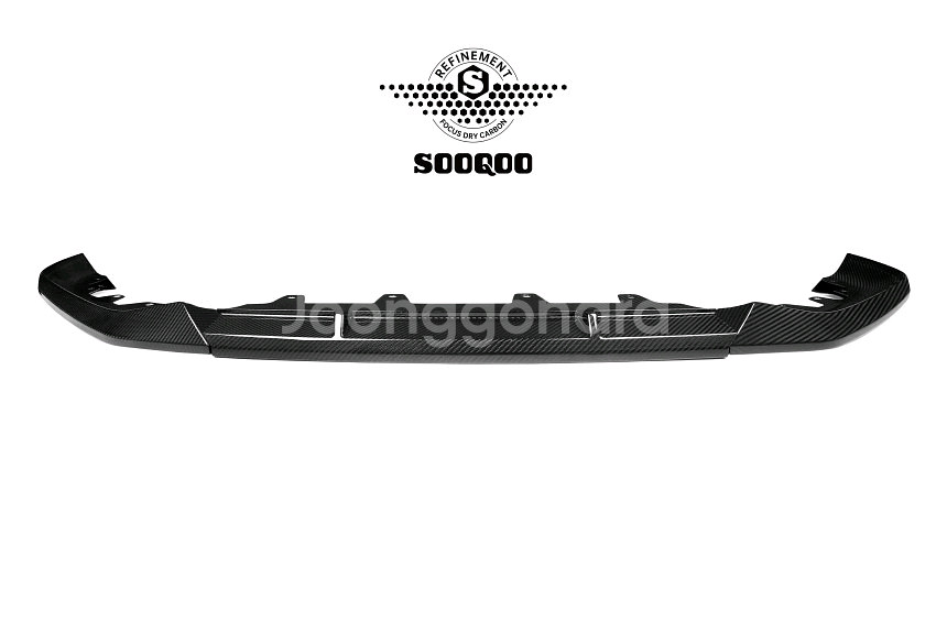 SOOQOO 드라이카본 BMW G30 프론트립 중간파츠--1
