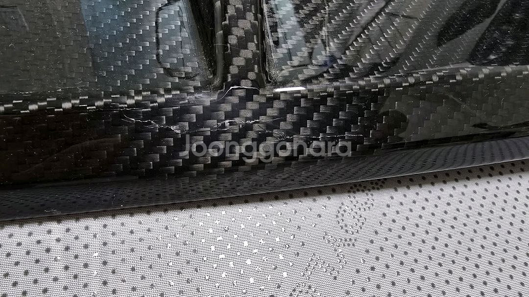 SOOQOO 드라이카본 BMW G30 프론트립 중간파츠--5