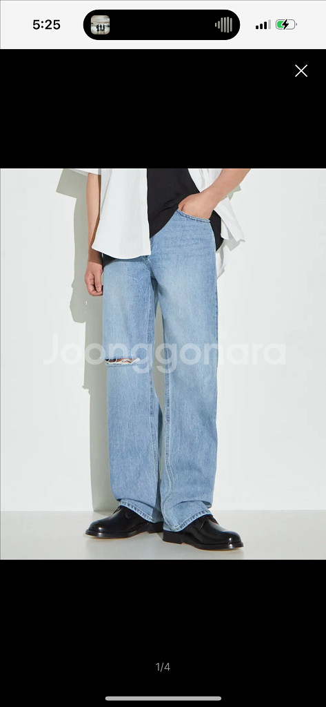 (오더아카이브) 와이드핏 데님--0