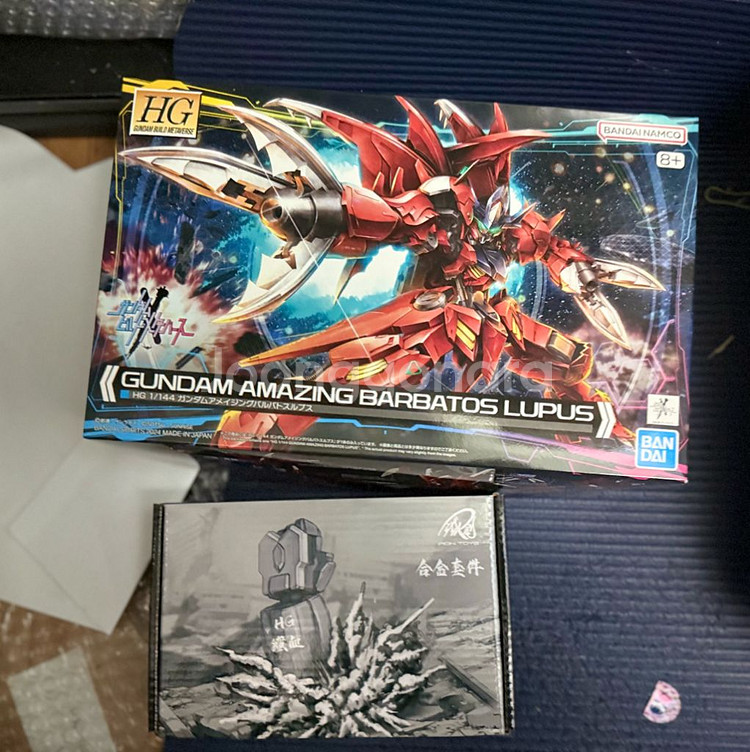 미개봉 건담 hg 어메이징 발바토스 루프스 메탈프레임--0