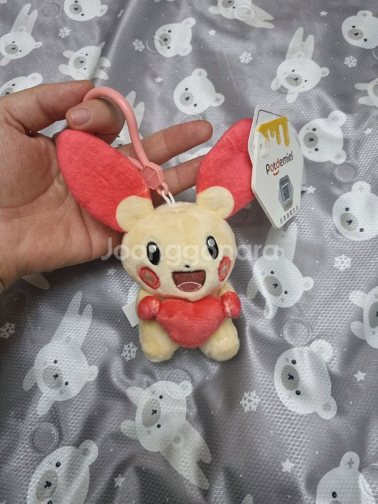 포켓몬스터 하트 플러시 포켓몬 인형 키링 가방고리--1