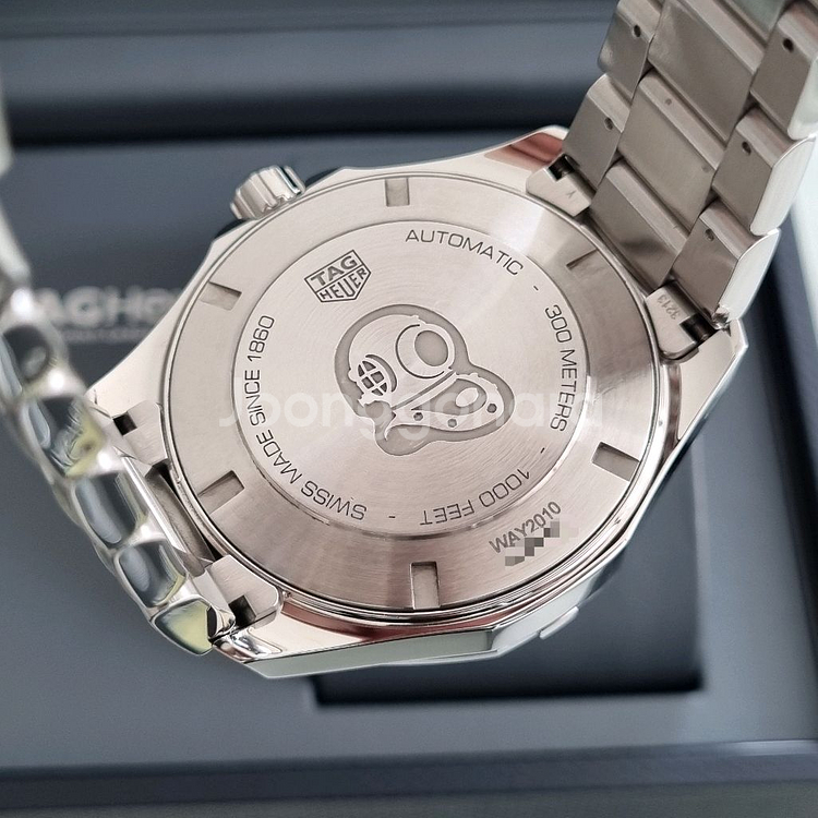 태그호이어 아쿠아레이서 300 오토 43mm 검판 WA--7
