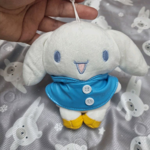 산리오 시나모롤 우비 인형 키링 가방고리 백참