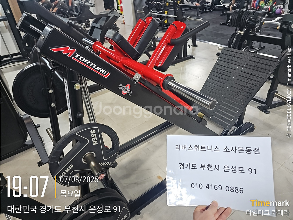 뉴텍 올림피아 핵스쿼트 (S급)--0