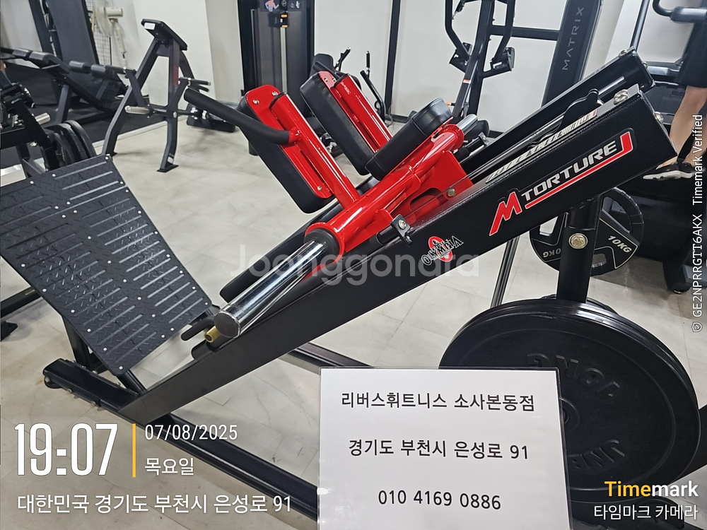 뉴텍 올림피아 핵스쿼트 (S급)--1