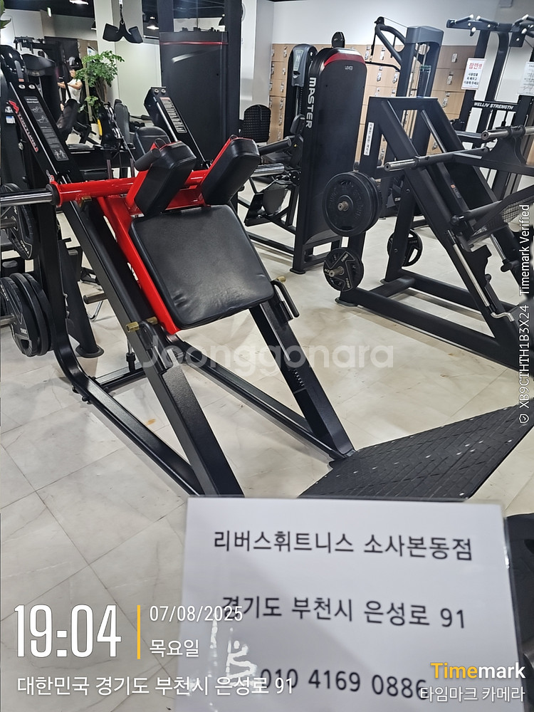 뉴텍 올림피아 핵스쿼트 (S급)--5