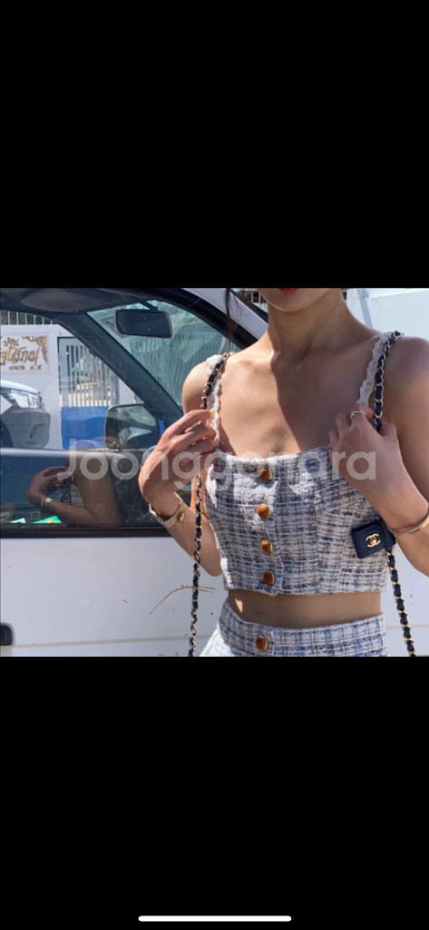 서쿠키 몽슈슈 트위드 나시 뷔스티에xs--0