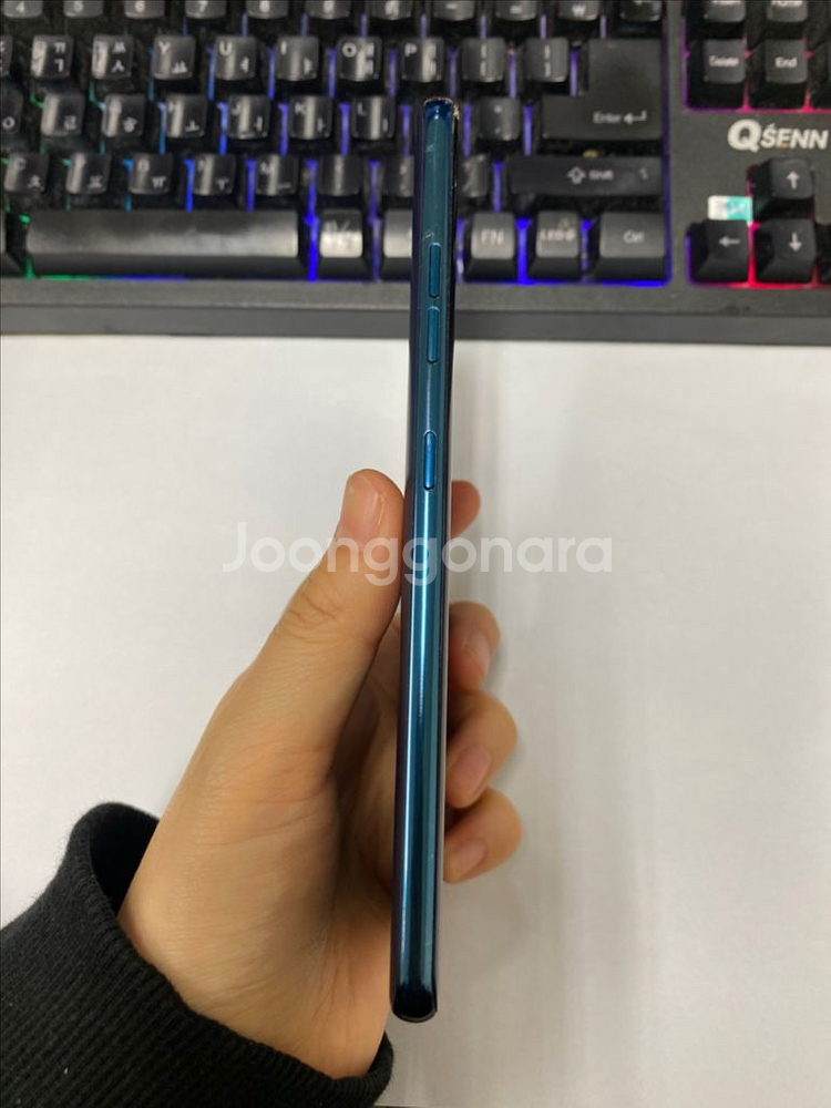 LG V40 블루 128GB 부분파손폰 기능OK--6