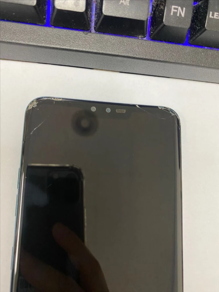 .LG V40 블루 128GB 부분파손폰 기능OK 이미지