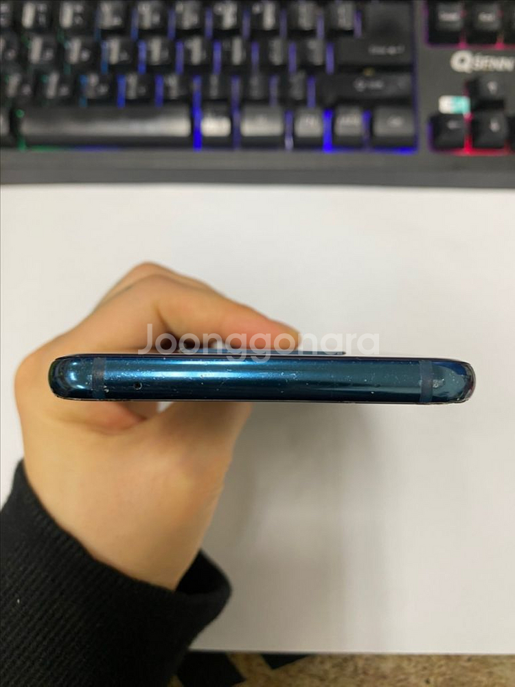 LG V40 블루 128GB 부분파손폰 기능OK--7