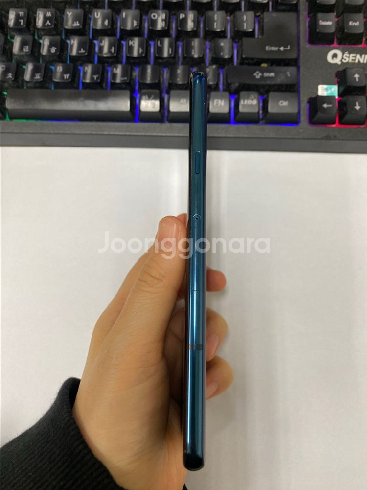LG V40 블루 128GB 부분파손폰 기능OK--9