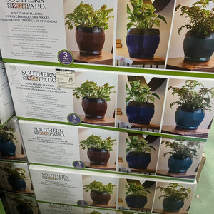 SOUTHERN PATIO 세라믹 화분 3EA