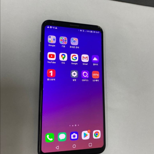 LG V35 블랙 64GB 무잔상 부분파손폰 기능OK