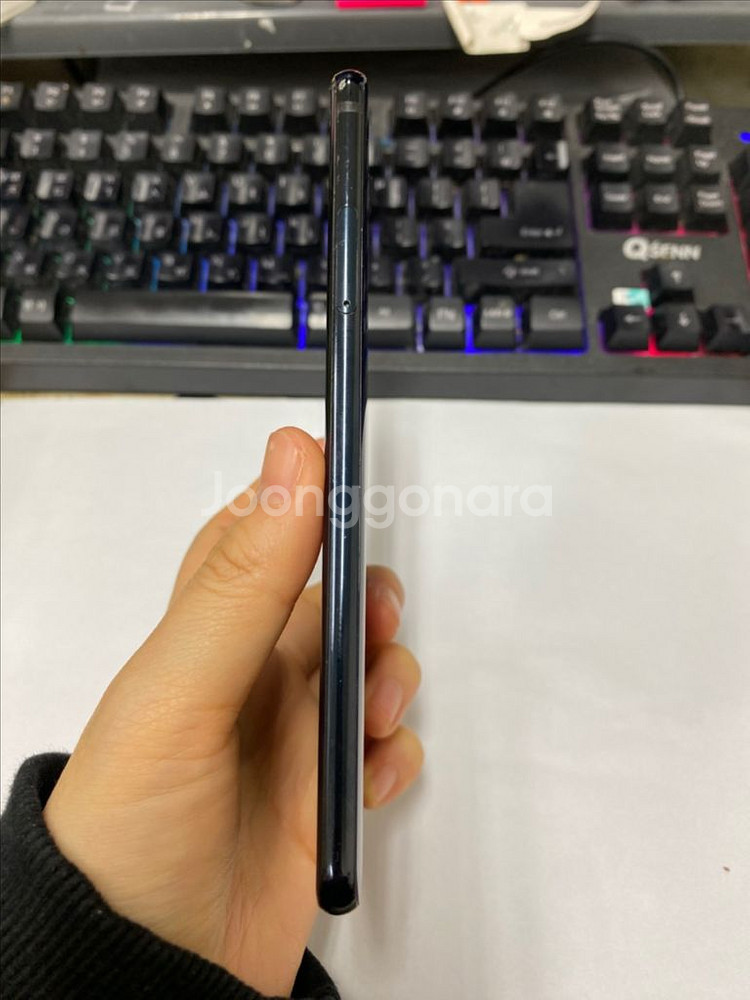 LG V35 블랙 64GB 무잔상 부분파손폰 기능OK--6