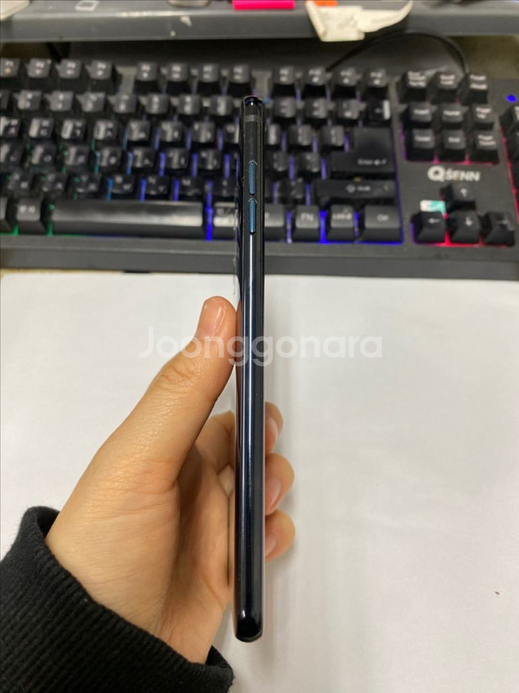 LG V35 블랙 64GB 무잔상 부분파손폰 기능OK--5