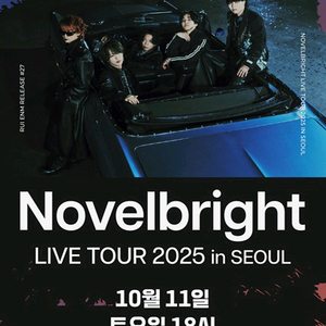 노벨브라이트 내한 연석 티켓양도 Novelbright