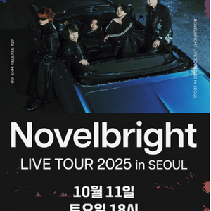 Novelbright 내한 노벨브라이트 앞자리 양도