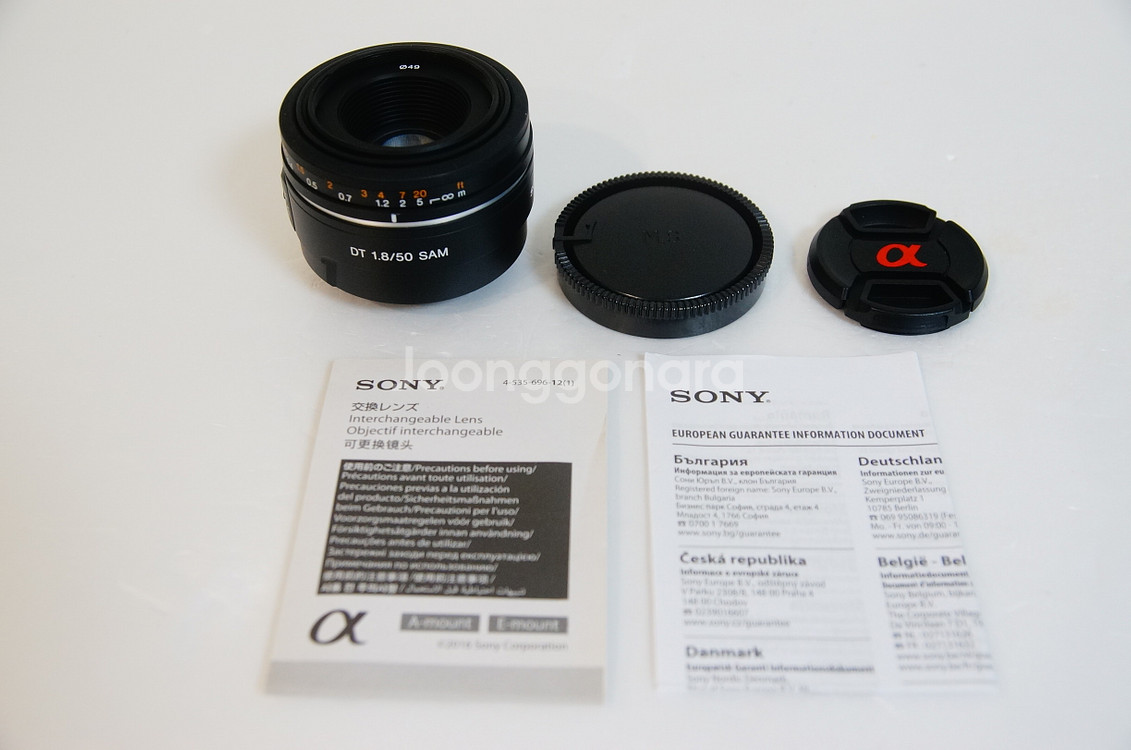 [소니] SAL 50mm f1.8 A마운트 렌즈--0