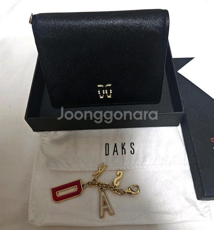 닥스 반지갑 정품 구성품 사진 참고 하자없어요 택배비--3