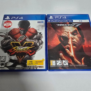 ps4 cd(스트릿파이터, 철권) 팝니다.
