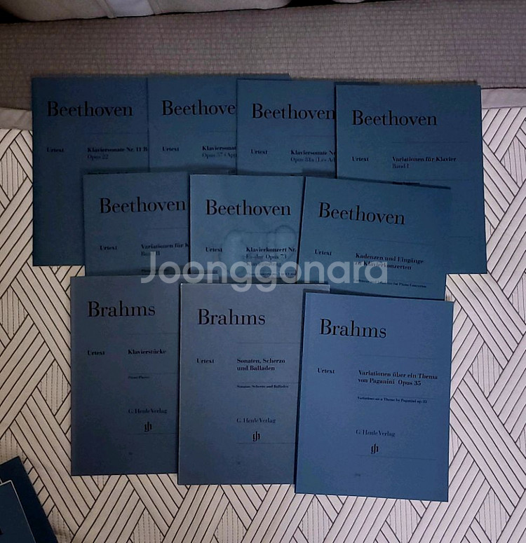 [헨레] 원전판 피아노 악보 40권--1