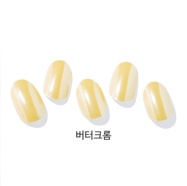 오호라 젤네일스티커 치크네일 프렌치 레드 화이트 블랙 이미지