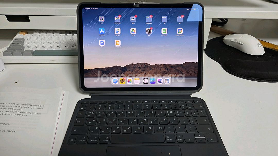 아이패드 프로 m4 11인치 셀룰러 + 로지텍 콤보터치--4