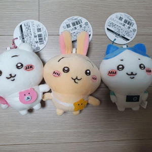 (새제품) 먼작귀 치이카와 하치와레 우사기 인형키링