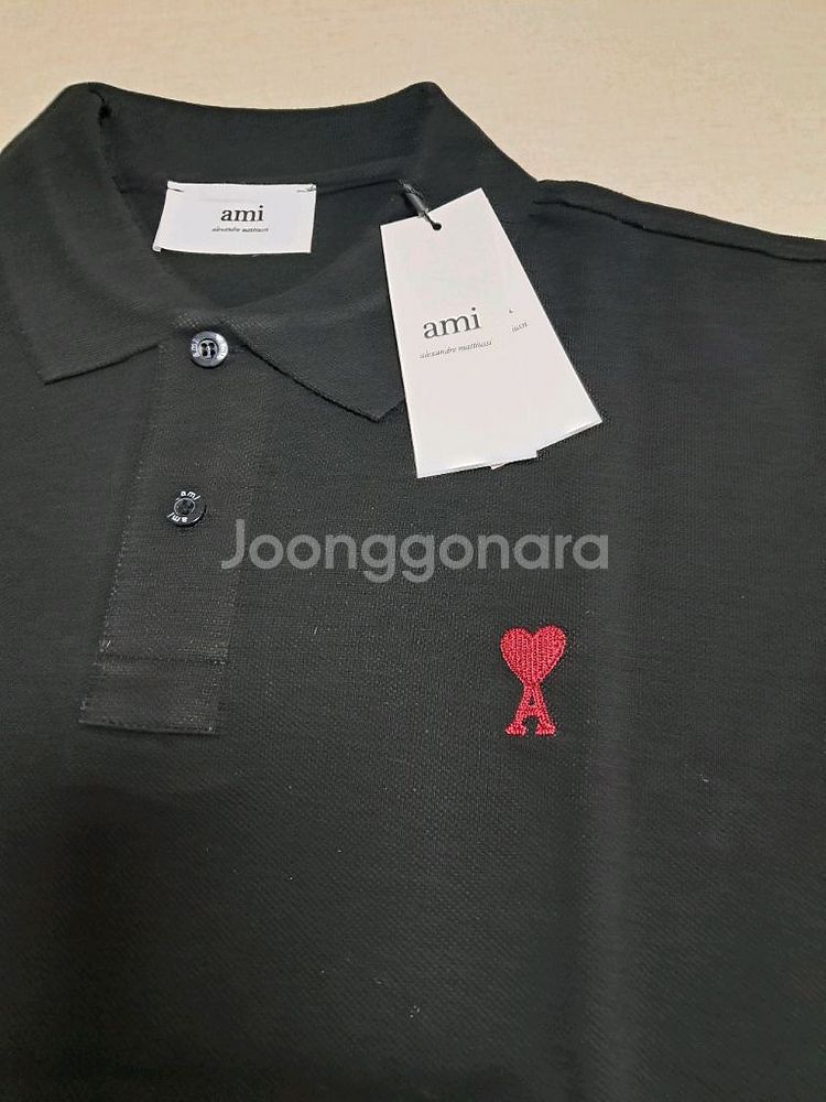 AMI 하트 로고 폴로 새상품(정품)--4