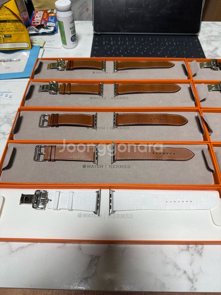 애플워치 에르메스 스트랩 (SSS급-SS급) 팝니다.--2