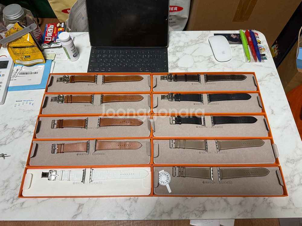 애플워치 에르메스 스트랩 (SSS급-SS급) 팝니다.--1