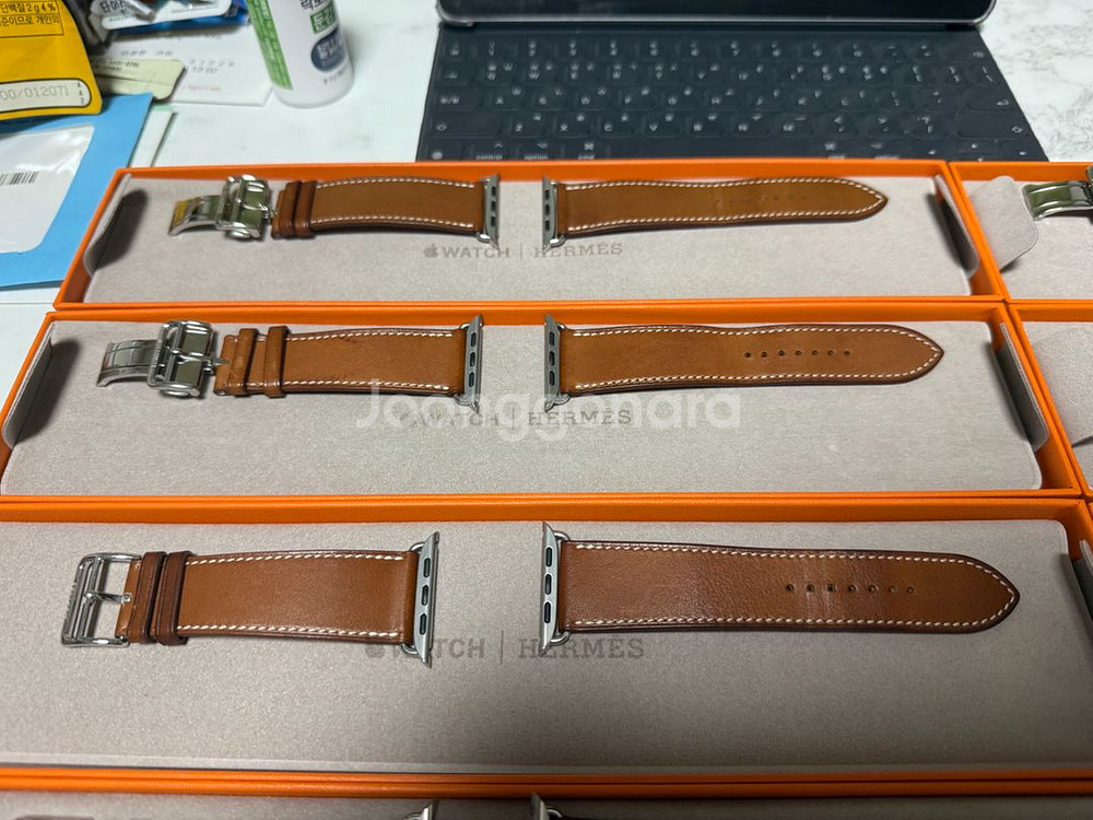애플워치 에르메스 스트랩 (SSS급-SS급) 팝니다.--4