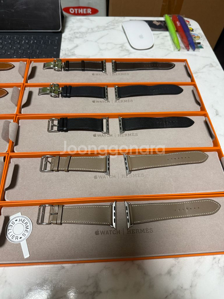 애플워치 에르메스 스트랩 (SSS급-SS급) 팝니다.--3