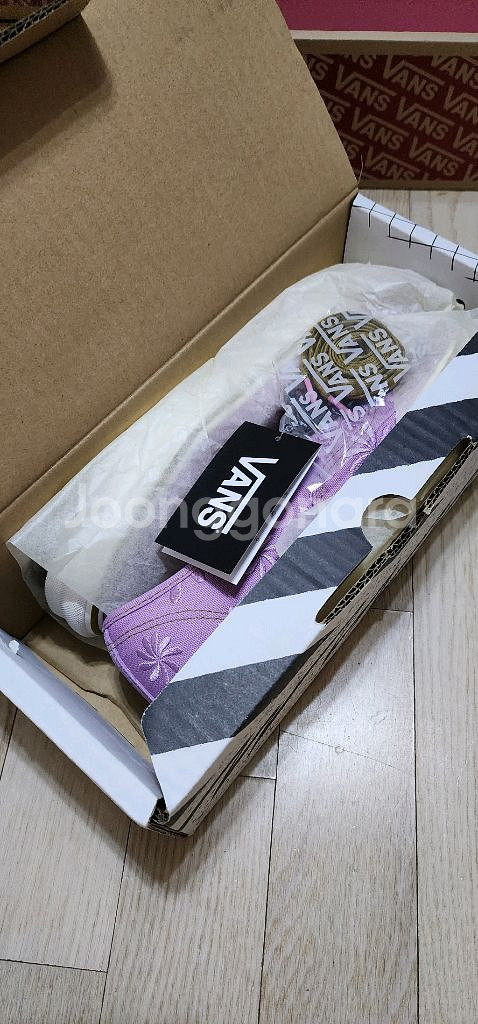 반스 어센틱 플라워 자수 새상품--0