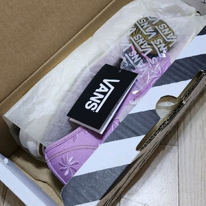 반스 어센틱 플라워 자수 새상품