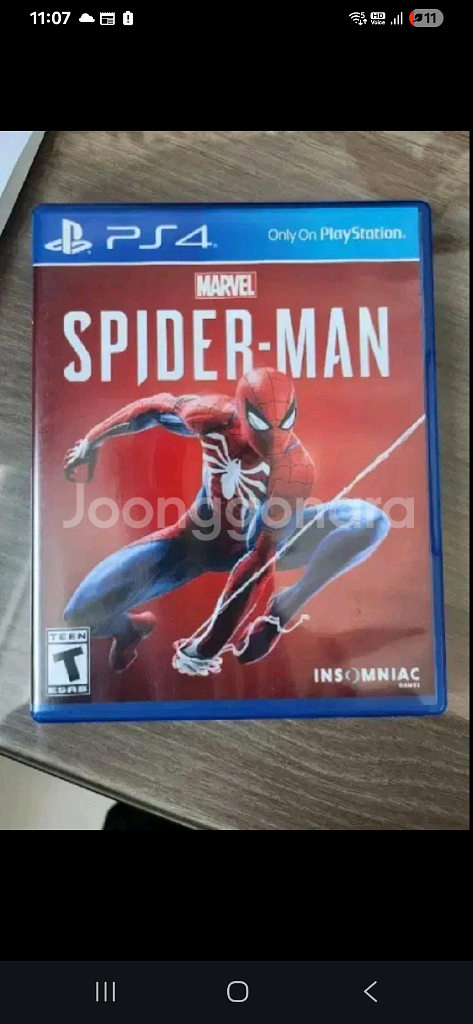 PS4 스파이더맨 영문판 팝니다--0