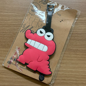 짱구초코비공룡 캐리어 네임택