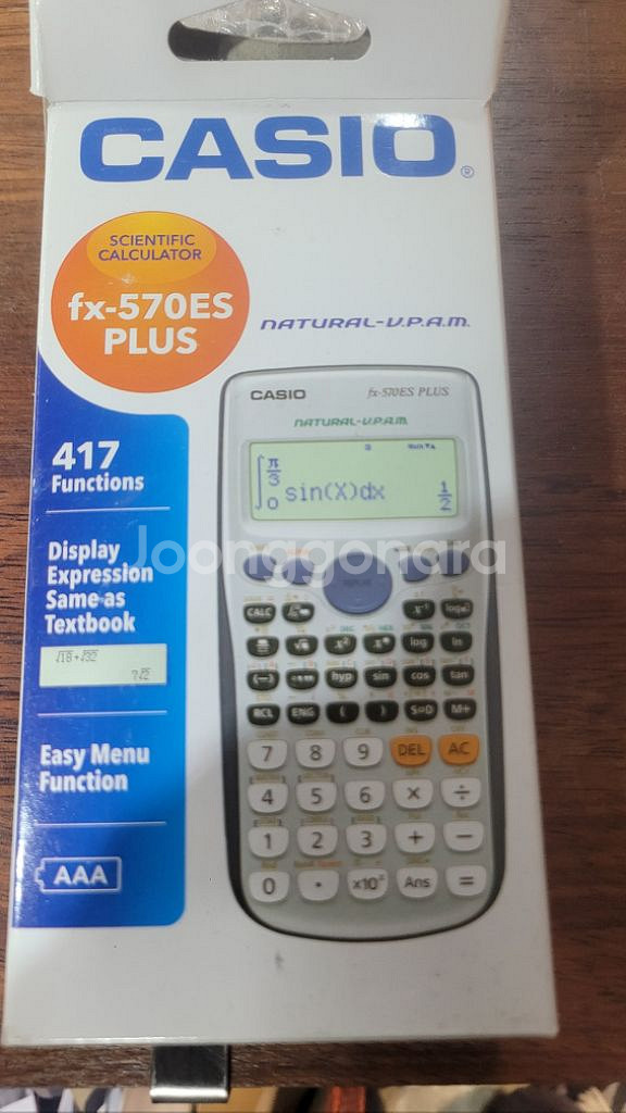 새제품 카시오 fx-570ES PLUS 계산기 공학용--0
