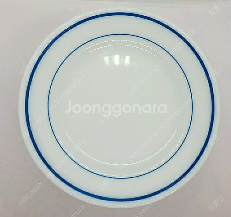 미국산 앤틱 파이렉스 블루밴드 대접시 개당값--1