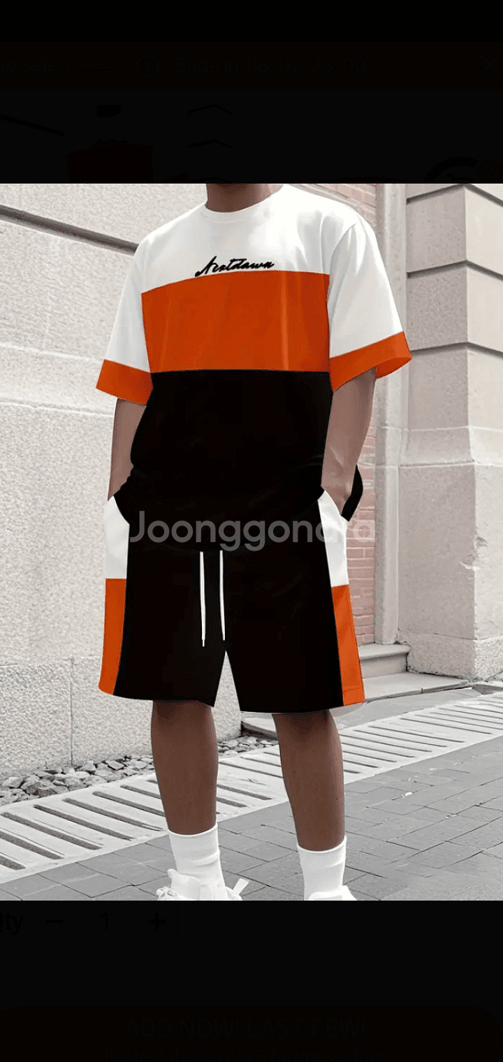 남성용 상하 트레이닝 셋트 110 사이즈--0