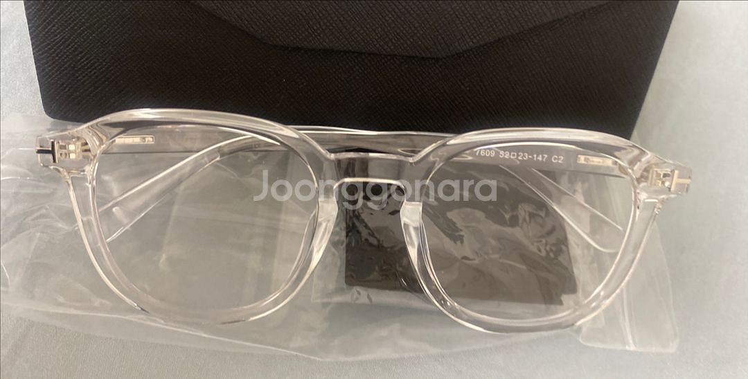 브랜드 투명 안경 새상품--0