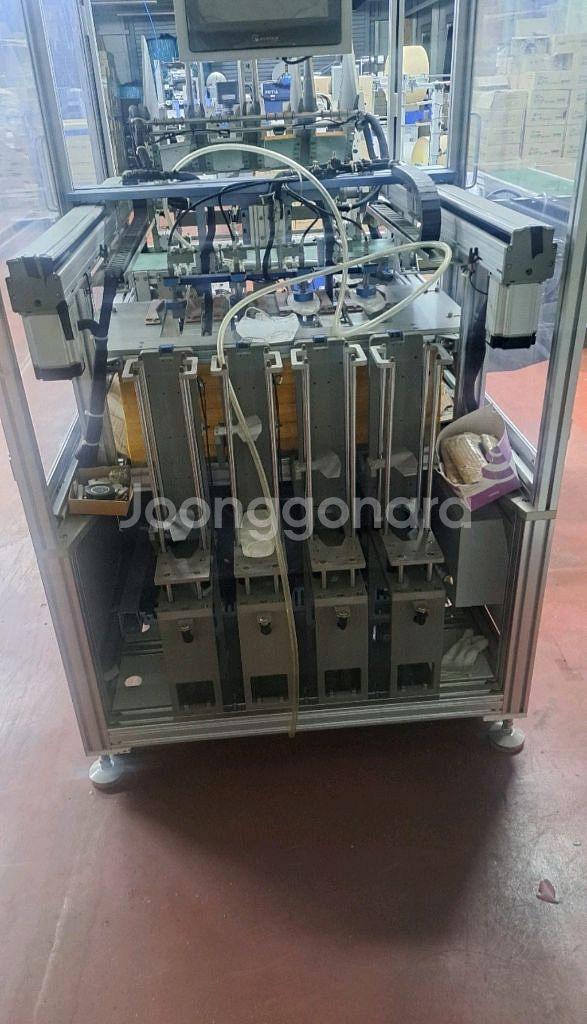 (중고)전자동 3D 마스크 포장기계 자동 파우치 포장기--4